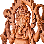 Панно из дерева Ганеша Panel With Animals варинант исполнения - 2 | Loft Concept в Уфе