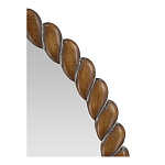 Зеркало с текстурной рамой из натурального дерева  Pine Wall Mirror варинант исполнения - 4 | Loft Concept в Уфе