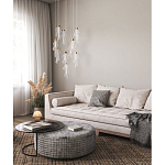 Люстра каскадная с 10-ю прозрачными плафонами Wave Line варинант исполнения - 12 | Loft Concept в Уфе