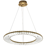 Кольцевая люстра с хрустальным декором Maude Crystal Chandelier варинант исполнения - 2 | Loft Concept в Уфе
