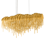 Люстра подвесная с металлическими дугами и длинными цепочками 115 см Atlantis Chain варинант исполнения - 1 | Loft Concept в Уфе