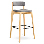 Барный стул из массива ясеня Elegant Ash Shape варинант исполнения - 2 | Loft Concept в Уфе