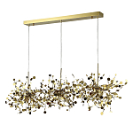 Люстра подвесная из трех частей с металлическими круглыми элементами Terzani Argent варинант исполнения - 3 | Loft Concept в Уфе