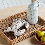 Статуэтка краб с детализированной текстурой в белом цвете Marine Accessories варинант исполнения - 6 | Loft Concept в Уфе