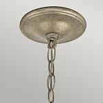 Люстра серебряного цвета с состаренным эффектом и декоративным подвесным шаром Kichler варинант исполнения - 9 | Loft Concept в Уфе