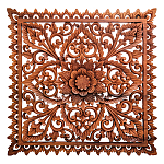 Панно из дерева квадратное Tracery Panel With Trees варинант исполнения - 1 | Loft Concept в Уфе