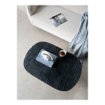 Столик кофейный черного цвета с овальной столешницей и круглым основанием Black Dalmen Table варинант исполнения - 9 | Loft Concept в Уфе