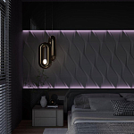 Гипсовая 3D Панель FLOCK варинант исполнения - 1 | Loft Concept в Уфе