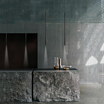 Подвсеной светильник светодиодный металлический цилиндрической формы Высота 30см Trumpet tube варинант исполнения - 6 | Loft Concept в Уфе