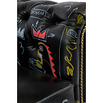Кресло "Баския и Уорхол" Basquiat Warhol graffiti chair натуральная кожа варинант исполнения - 6 | Loft Concept в Уфе