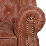 Кожаное кресло James Brown Leather Armchair варинант исполнения - 4 | Loft Concept в Уфе