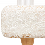 Керамический столик на деревянных ножках «Квадро» варинант исполнения - 5 | Loft Concept в Уфе