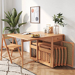 Обеденный стол раскладной из дерева Astiс Table варинант исполнения - 2 | Loft Concept в Уфе