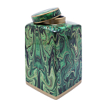 Ваза с малахитовым узором MALACHITE варинант исполнения - 3 | Loft Concept в Уфе