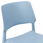 Пластиковый стул на ножках из массива бука Ferret Blue варинант исполнения - 5 | Loft Concept в Уфе