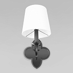 Бра с белым текстильным абажуром и фигурным основанием с зеркальной вставкой Vitorino варинант исполнения - 10 | Loft Concept в Уфе