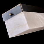 Подвесной светильник линейный из натурального камня Perfection of Geometry варинант исполнения - 7 | Loft Concept в Уфе