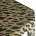Дизайнерский кофейный стол с рисунком леопард Neytiri Beige Leopard варинант исполнения - 2 | Loft Concept в Уфе