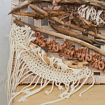 Большая Абстрактное Панно из веток и нитей Dryad Wall Art варинант исполнения - 3 | Loft Concept в Уфе