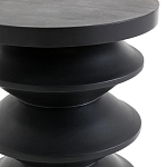 Фигурный приставной столик черного цвета AMORPHOUS варинант исполнения - 2 | Loft Concept в Уфе