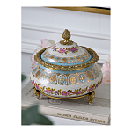 Шкатулка фарфоровая с цветочной росписью Eden Garden варинант исполнения - 5 | Loft Concept в Уфе