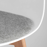 Стул из пластика с мягким сиденьем Eames варинант исполнения - 8 | Loft Concept в Уфе