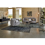 Стеллаж из металла и стекла Menzie Black Stripes Metal Rack варинант исполнения - 1 | Loft Concept в Уфе