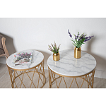 Столик дизайнерский The White Touch варинант исполнения - 4 | Loft Concept в Уфе