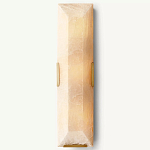 Бра прямоугольное высокое с мраморным плафоном Calling to Shine варинант исполнения - 1 | Loft Concept в Уфе