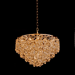 Люстра каскадная с подвесками в форме колец Galaxy of Light варинант исполнения - 2 | Loft Concept в Уфе