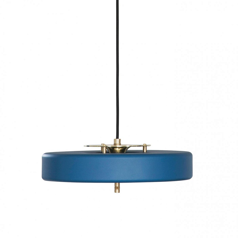 Подвесной светильник BERT FRANK Revolve Pendant Lamp Blue Синий Латунь Подвесной светильник BERT FRANK Revolve Pendant Lamp Blue Синий Латунь в Уфе | Loft Concept