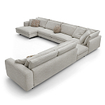 Современная модульная система мягкой мебели Zartаrn 6-ти местный угловой диван варинант исполнения - 2 | Loft Concept в Уфе