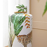 Ваза фарфоровая с ручной росписью Leopard Collection  варинант исполнения - 5 | Loft Concept в Уфе