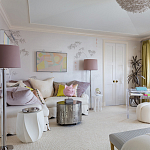 Обои ручная роспись Bamboo Special Colourway on Natural Mica metallic silk варинант исполнения - 2 | Loft Concept в Уфе