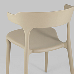 Бежевый стул из прочного PP-пластика JORIS варинант исполнения - 6 | Loft Concept в Уфе