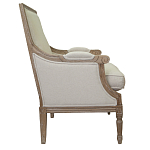 Кресло William Classical Armchair beige flax варинант исполнения - 1 | Loft Concept в Уфе