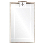 Зеркало в  серебряной раме с узорчатым геометрическим орнаментом Repulse варинант исполнения - 1 | Loft Concept в Уфе