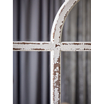 Зеркало-окно с эффектом старения в венецианском стиле Venetian White Mirror варинант исполнения - 6 | Loft Concept в Уфе