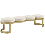 Дизайнерская Банкетка Leola латунь  варинант исполнения - 1 | Loft Concept в Уфе