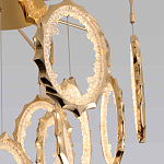 Потолочный светильник светодиодный с золотистым каркасом Ring of Fire варинант исполнения - 3 | Loft Concept в Уфе