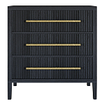 Комод Primo с 3 выдвижными ящиками Черный дуб варинант исполнения - 7 | Loft Concept в Уфе