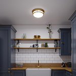 Потолочный светильник с белым матовым стеклянным плафоном в форме перевернутого конуса Hinkley варинант исполнения - 4 | Loft Concept в Уфе