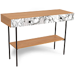 Консоль с принтом на ящиках Elise Console Table варинант исполнения - 10 | Loft Concept в Уфе