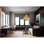 Люстра с каскадом из разноцветных круглых подвесов Key Lustar варинант исполнения - 2 | Loft Concept в Уфе