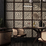 Гипсовая 3D панель с принтографией PM-13 варинант исполнения - 1 | Loft Concept в Уфе