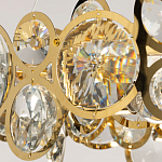 Люстра подвесная из золотых колец 57 см Golden Circles варинант исполнения - 6 | Loft Concept в Уфе