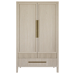 Шкаф платяной Primo с выдвижными ящиками шпон Черный дуб варинант исполнения - 1 | Loft Concept в Уфе