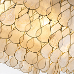 Люстра многоярусная с декором из натуральной морской ракушки Iridescent Light варинант исполнения - 5 | Loft Concept в Уфе