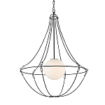 Подвесной светильник из тонких прутьев в форме колокола Forged Thin Rods варинант исполнения - 3 | Loft Concept в Уфе