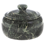 Сахарница из натурального камня Змеевик Stone Sugar Bowls варинант исполнения - 7 | Loft Concept в Уфе